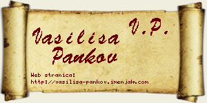 Vasilisa Pankov vizit kartica